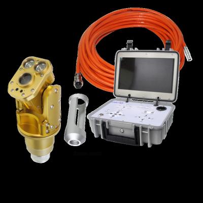 China Promotion Laser Manhole Waterproof / Waterproof Municipal Sewer Measurement Telescopic Manhole Pole Camera With PTZ Camera for sale