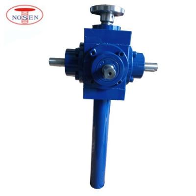 China Lifting Machinery 90 Degree Shaft Bevel Gear Screw Jack for sale