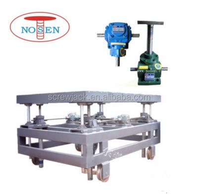 China Easy Operation Safety Convenience NOSEN Electric Screw Jack Lifting Platform For Step for sale