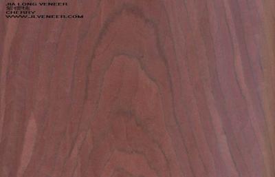 China American Cherry Engineered Wood Veneer , Sliced Cut Artificial Veneer for sale