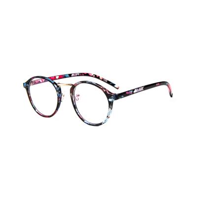 China 2022 Fashion Fashion Stylish PC Round Shape Frames Optical Glass Thin Eyeglasses for sale