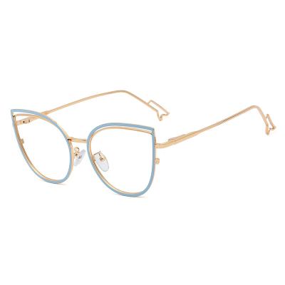 China Regulate and improve vision to prevent newest anti vision loss glasses blue light blocking eyesight glasses anti metal fashionable blue light women for sale