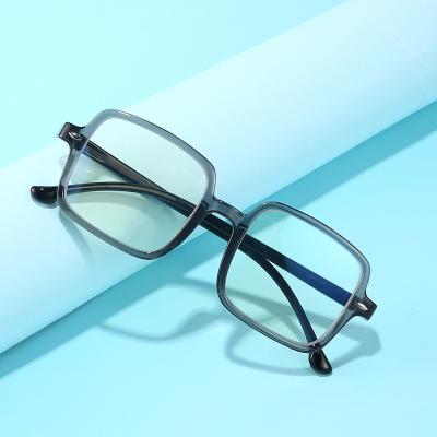 China Computer Glass Blue Blocking Custom Design Flexible Light Blue Light Glass Optical Frames For Kids for sale