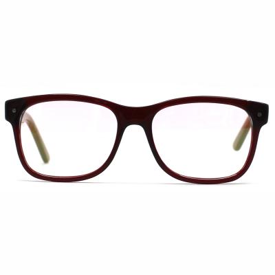 China New Brand Design Frame Acetate Fiber Optic Frames Full Optical Frames for sale