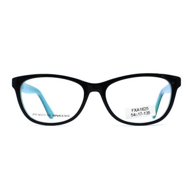 China Hot Sale Optical Frame Glasses Optical Frame Glasses Two Color Acetate Glasses for sale