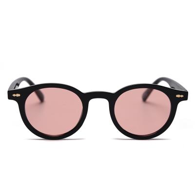 China Newest Fashion Sunglasses 2021TR90 Fashion Round Glasses Sunglasses Men Women for sale