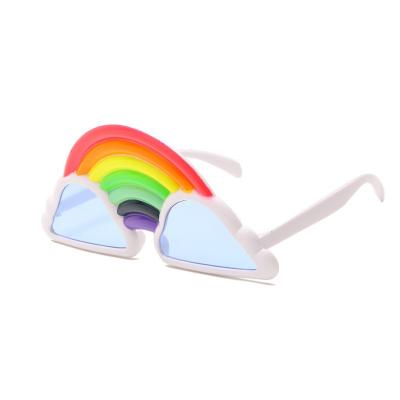 China Cute Fashion Sunglasses Rainbow Shape Party Decoration Party Supply Light Glasses for sale