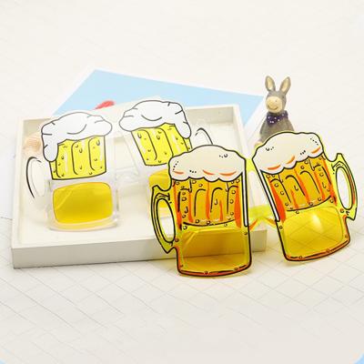 China Fashion Sunglasses Oktoberfest Props Party Accessory Needs Cheap Sunglasses Beer Decoration Sunglasses for sale