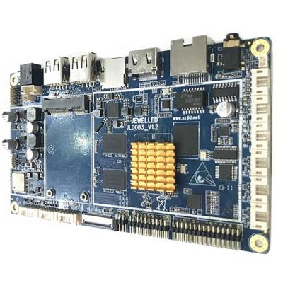 China Gold metal detector pcba design electronics PCB PCBA advertising android motherboard 149mm*84.5mm*1.6mm for sale