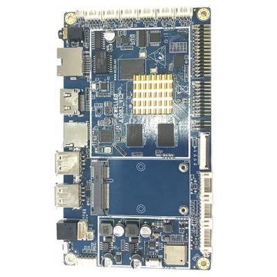 China FR4 CPU Cortex-A53 Android Rockchip 3368 Powerful Frequency 1.5GHZ DDR3 1G/2G Memory Optional Board For Advertising Device for sale