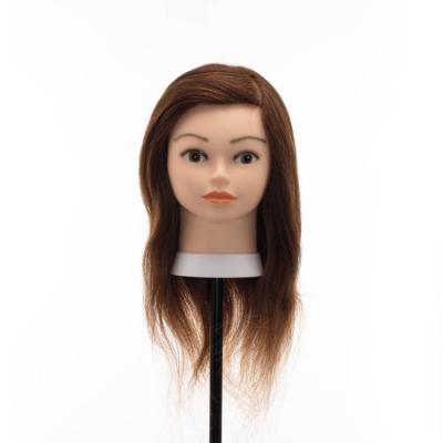 China Master Dye Hen Style Beauty School Wig Box Technique Barber Training Indian White Bleach Silky Straight Wave Mannequin Hair for sale