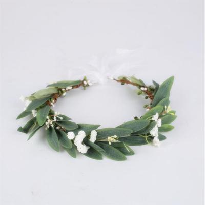 China Wedding Home Decoration Party Olive Leaf Wreath Decoration Flowers Backdrop Artificial Wedding Other Decorative Flowers Flower Vase For Home Decor for sale