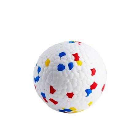 China Environmental Flower Pampas Dog Toy Ball Burst Dry Ball Resistant To Bite And Pet Toy ETPU Molar High Elastic Bite Can Not Break Pet Ball 1 for sale