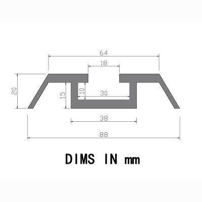 China sustainable & Strong Bus Seat Parts Aluminum Bus Seat Tracking Rails for sale