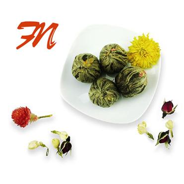 China Organic Flowering Tea EU Fujian Flower Tea Organic Hand Made Blooming Tea for sale