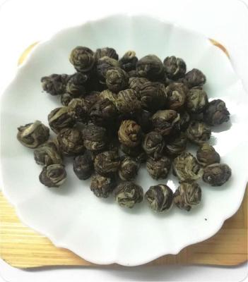 China EU Jasmine Dragon Pearl Organic Green Tea Dragon Pearl Loose Leaves and Fair Trade EU Standard for sale