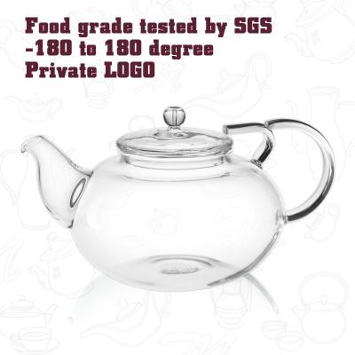 China Good Quality Viable High Temperature Glass Teapot (GTP08F1) for sale