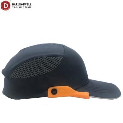 China Darlingwell Brand Best Quality Aerial Working Bump Covers Safety Hard Hat EN812 Baseball Caps For Workers Baseball Cap Custom for sale