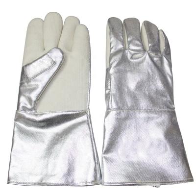 China OEM Heat Resistant Brand Flame Retardant Metal Heat Insulation Darlingwell Gloves 350 Degree Gloves Melting Labor Safety Gloves for sale