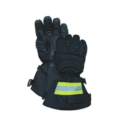 China Best Quality Fire Fighting Firefighter Glove EN659 Heat Resistant Standard Fire Fighting Gloves for sale