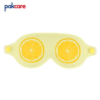 China Popular Anti-Puffiness Fruit Gel Eye Mask With Lemon Watermelon Strawberry Shape for sale