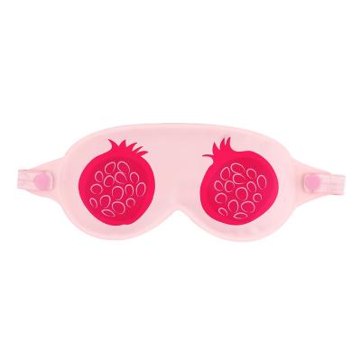 China Wholesale Anti-Puffiness Customize Fruit Gel Eye Mask Gel Eye Mask Cute Healthy Hot Cold Cold Cover for sale