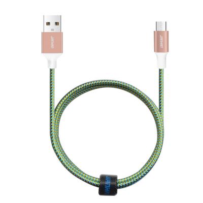 China Camera USB2.0 To Micro Cable Nylon Braided 2A Fast Charging for sale