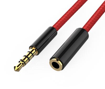 China Colorful Plated Audio Speaker TRRS 3.5mm DC Cable 4FET 6FET Stock Made In China for sale