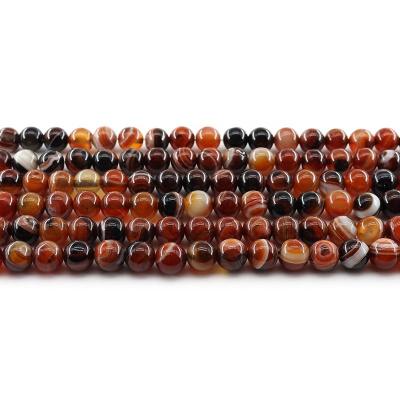 China For Jewelry Making Wholesale 4/6/8/10mm Dreamy Striped Agate Loose Gemstone Set Natural Stone Beads For Jewelry Making Sets for sale