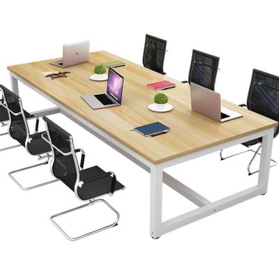 China Rectangle Long Office Furniture Meeting Room Table Design Office Conference Desks à venda