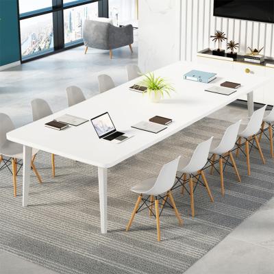 China Modular meeting table conference table mesa reuniones wrhite furniture office desks morden à venda