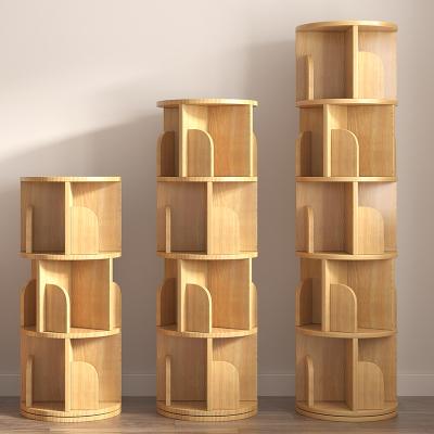 China New design wood MDF bookshelf very modern 2021 Sunrise wood MDF bookcase for sale