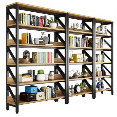 China Living Room Modern Book Store Furniture Home Bookshelves Wood MDF Display Rack Vintage Cabinet Bookcase Bookshelf Book Shelves à venda