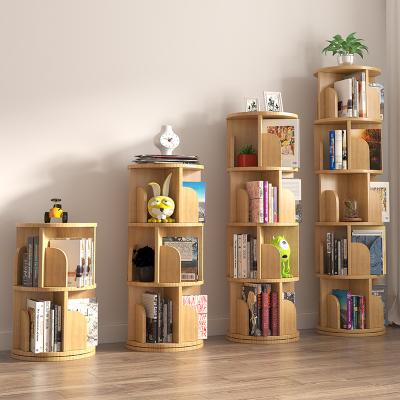 China Modern Wooden Bookcase Brown Storage MDF Book Shelf With Doors for sale