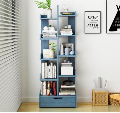 China Creative corner bookshelf wooden bookcases for office and home Corner rack storage rack Children shelf à venda