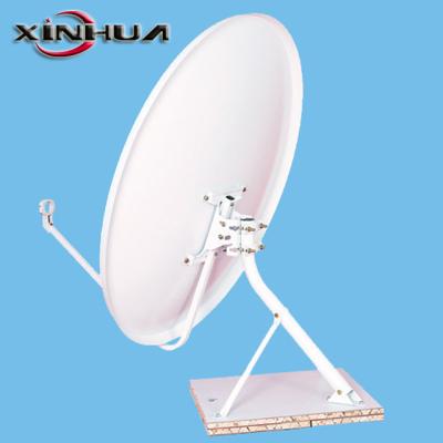 China Thckiness: 0.4mm/0.5mm/0.6mm satellite dish antenna ku outdoor band 100cm with cheap price and good quality for sale