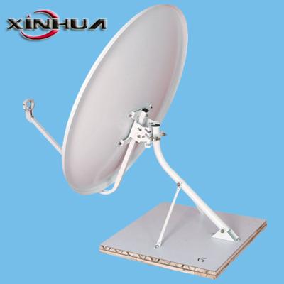 China Thckiness: 0.4mm/0.5mm/0.6mm Ku-60*65cm satellite dish antenna with cheap price and high quality for sale