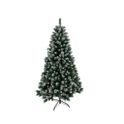 China Morden Outdoor High Quality With Pine Corn And Red Berry Decoration PVC Christmas Tree for sale