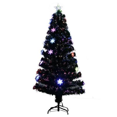 China Morden Home Decorated PVC Fiber Optic With Led Light Christmas Tree 180cm for sale