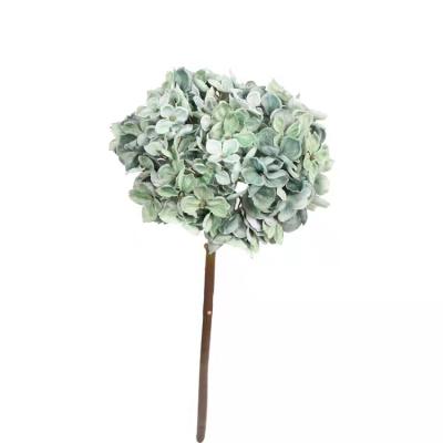 China Morden Home Decor Single Stem Artificial Flowers Wholesale Hydrangea for sale