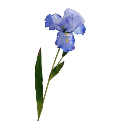 China Morden New Arrival Single Stem Decorative Artificial Iris High Quality Artificial Flowers for sale