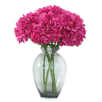 China High Quality Real Touch Morden Single Stem Flowers Artificial Home Hydrangea for sale