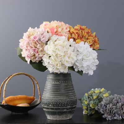 China Morden Artificial Flower Suppliers Cheap Wholesale Decoration Hydrangea for sale