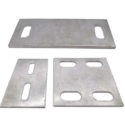 China 2 Holes 4 Holes Embedment Plates Steel Plate Embedded In Concrete for sale