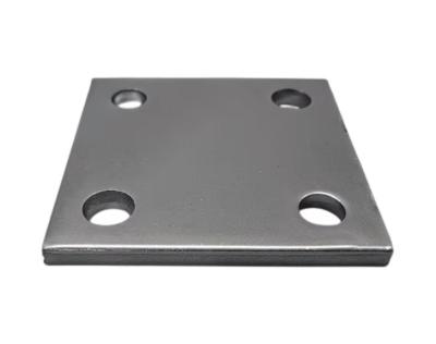 China Steel Embedded Parts With Hole Construction Embedded Steel For Curtain Wall for sale