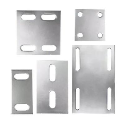 China OEM Embed Plate Galvanized Concrete Steel Plate With 2 Holes 4 Holes Embedded Parts for sale