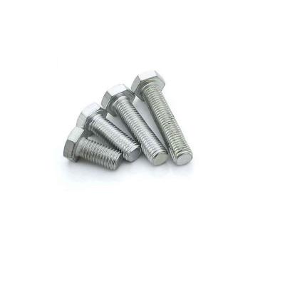 China Stainless Steel Hexagon Head Bolts 304 316 Stainless Steel M 6 M 8 M 10m 24 DIN 931 for sale