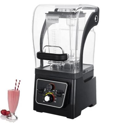 China Juice Ice Commercial Sound Proof Multifunctional Kitchen Milk Tea Shop Bubble Tea Equipment Fruit Blender Living Quiet Blender for sale