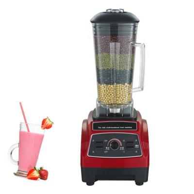 China Commercial Multifunction Beater Ejector Button 2200W Power High Speed ​​Heavy Duty Ice Breaking Silver Electric Magic Blender Juicer Blenders for sale