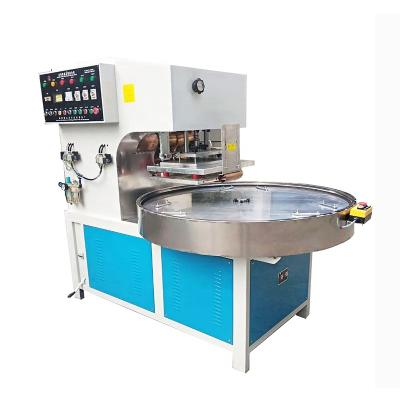 China New Design Economy PVC Turntable HF Automatic Welding Machine With PLC Controlled for sale